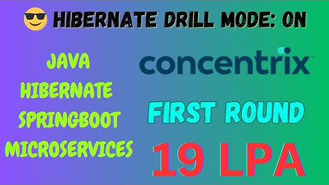 🎯 Mock Interview Experience | Java Developer | 2-6 Years Experience | Concentrix + Top IT Companies