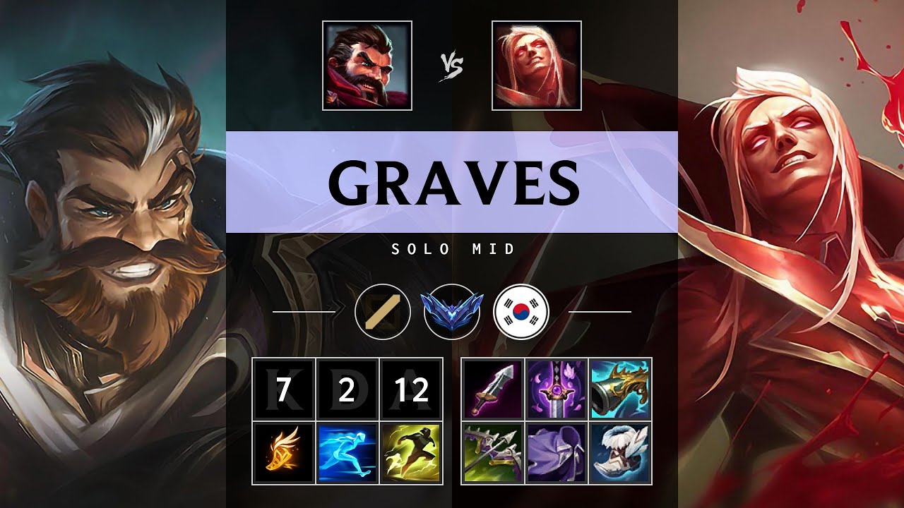 Graves Mid vs Vladimir - KR Diamond Patch 25.08