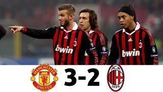 Manchester United vs AC Milan 3-2 UCL 2009/2010 All Goals & Full Match Highlights
