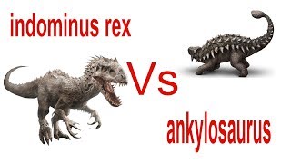 INDOMINUS REX Vs ANKYLOSAURUS! DINO BATTLE! Jurassic World: Evolution INDOMINUS REX Vs ANKYLOSAURUS! DINO BATTLE! Jurassic World: Evolution