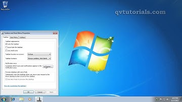 How to hide less used icons from notification area