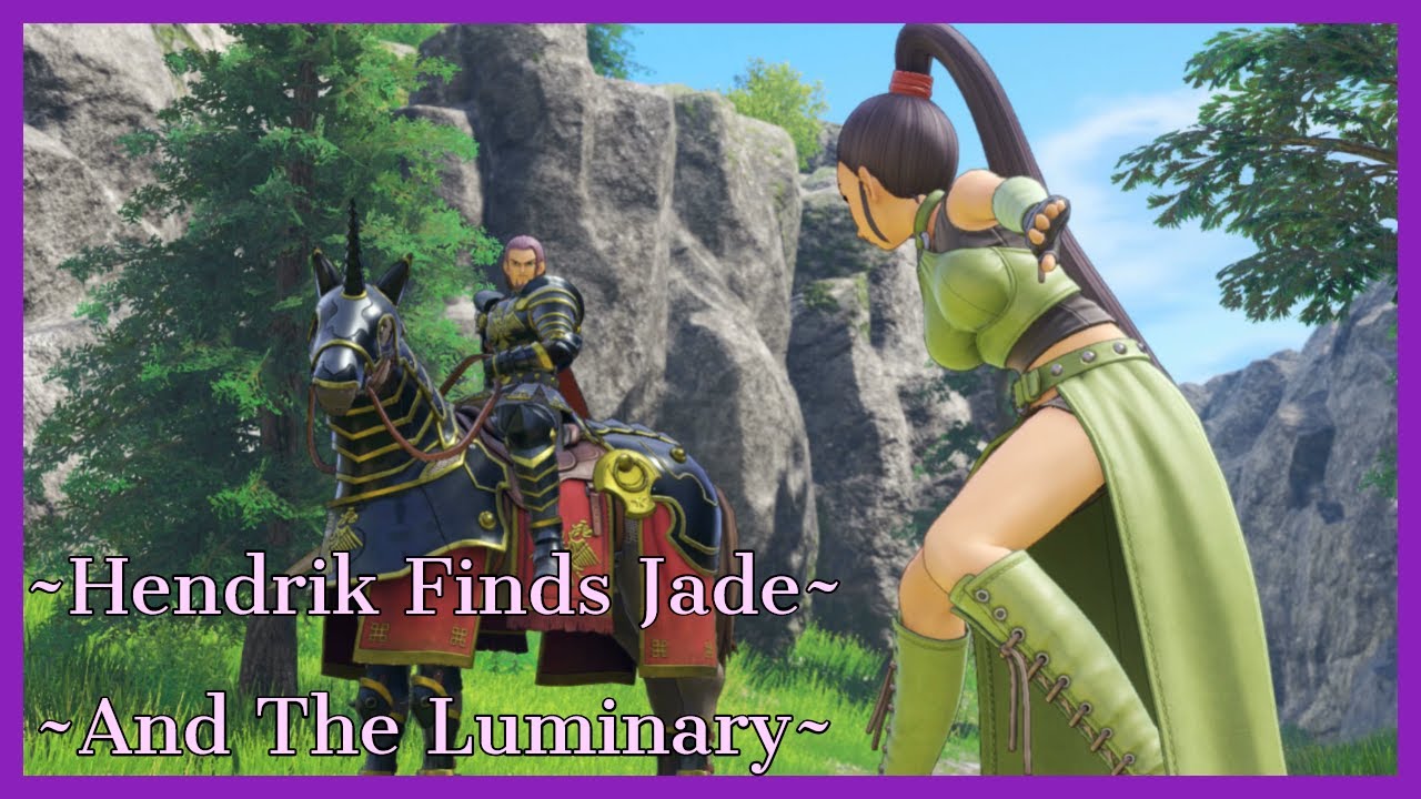 Dragon Quest XI Scene Hendrik Finds Jade and The Luminary - YouTube.
