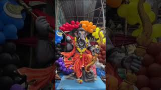 fast days darshan mumbai parel Cha maharaja Ganesh bhagwan 🙏 artist reveal face bappa Ganesh
