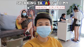 SPEAKING TAGALOG TO MY CHINESE GIRLFRIEND | Lesbian Couple Vlog | ? Pang Zi ?