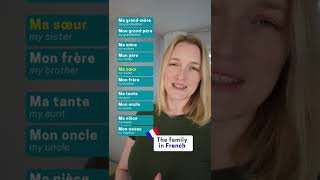 Family Members In French