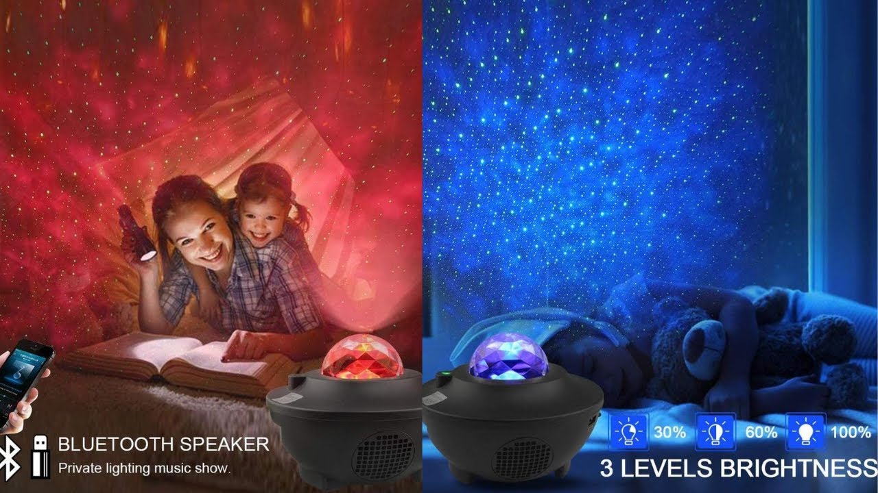 Galaxy 360 Pro Projector Review - Best Galaxy Projector - YouTube