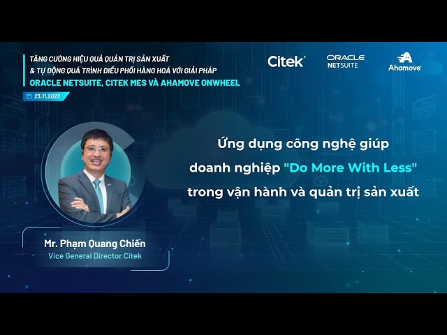 Outline Video Phần 1: "Do More With Less" Trong Quản Trị Sản Xuất | Anh Phạm Quang Chiến