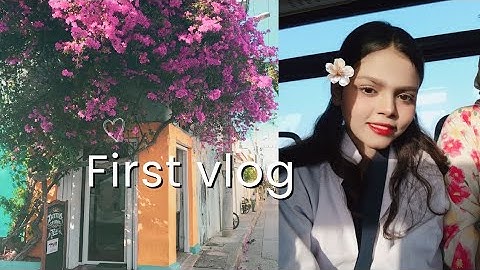 My first vlog|| my first vlog on youtube 😱💓|| I introduce my-self in this video 😇....