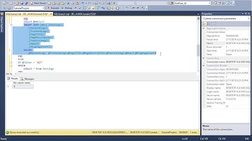 246 ASP .NET MVC - Update Setting If Available else Insert Handle in SQL   Tutorial Project