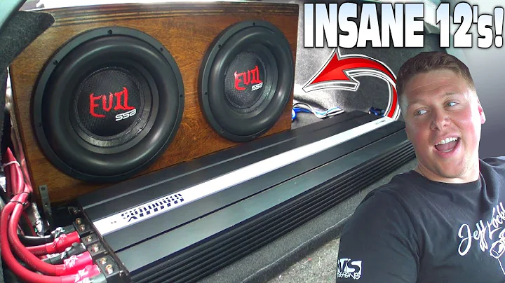 INSANE 12" Subwoofer Setup w/ Front Facing Ported Box TRUNK BUILD & C-Pillar Car Audio BASS INSTALL