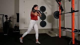 Dual KB Front Rack Split Squat