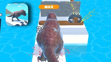 Dino Run 3D - New Levels iOS,Android Gameplay Walkthrough Alltrailers Mobile Game 81 to 100