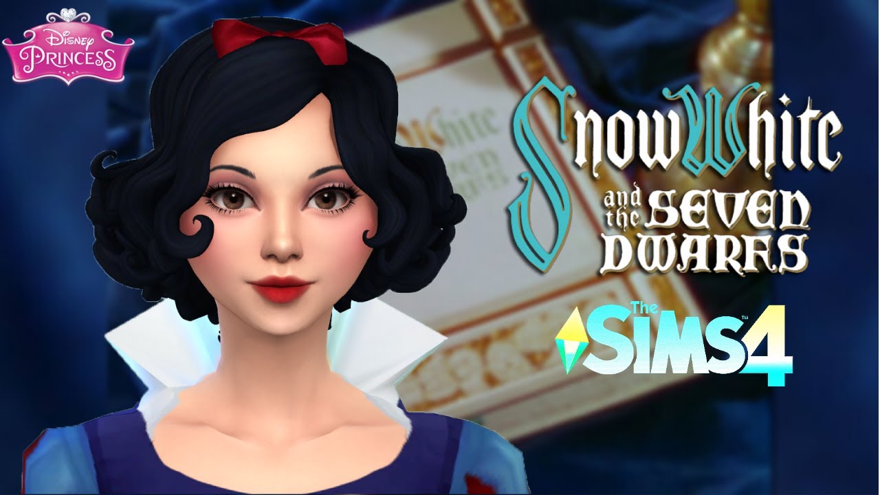 Sims 4 Snow White Hair CC