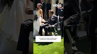 Em Cadeira De Rodas, Faustão Marca Presença No Casamento Da Filha