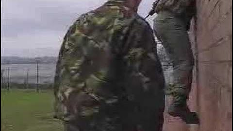 Royal Marines Training: Tarzan Assault Course