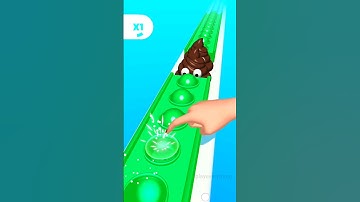 Pop it Run ! funny, Very Satisfying and Relaxing Gameplay #shorts #youtubeshorts  @iplayeverything