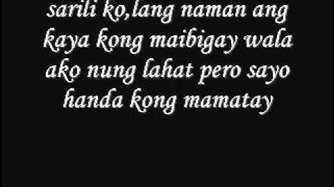 Maging akin ka lang - Curse One ft. Vlync With Lyrics