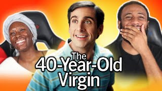 OUR FIRST TIME WATCHING *The 40-Year-Old Virgin* HAD US IN TEARS!! (MOVIE REACTION)