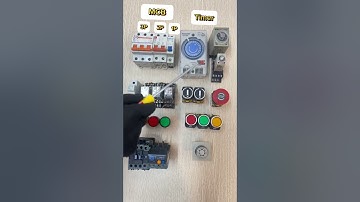 Thiết bị điện thường được sử dụng lắp đặt trong Tủ Điện  #electrical #plc #shorts