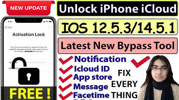 How to Remove iPhone iCloud iOS 12.5.3/ 14.5.1 | Untethered, Notification, Fix Battery Drain, iCloud