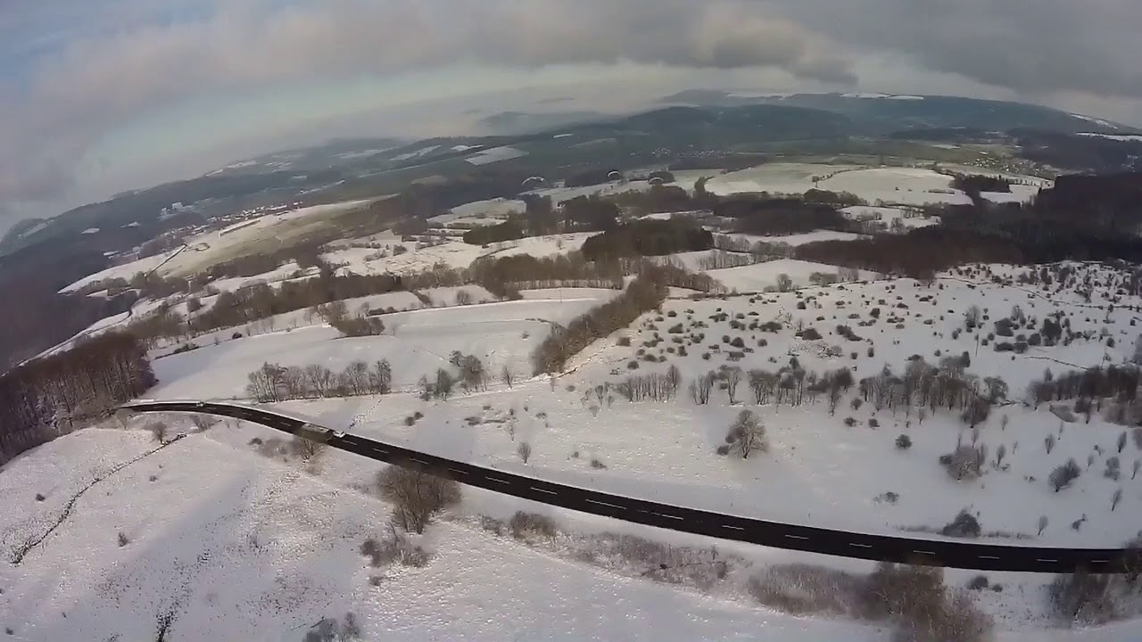 Abtsrodaer Kuppe im Dezember 2017 YouTube