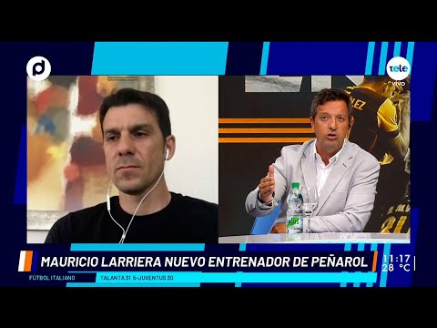 Mauricio Larriera: "Para ganarme al hincha de Peñarol es con resultados y trabajo"