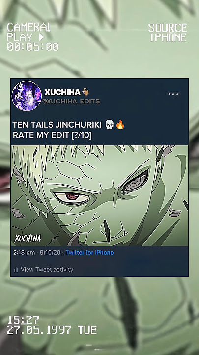 Ten tails jinchuriki obito 🐐🔥 #naruto #anime #shorts