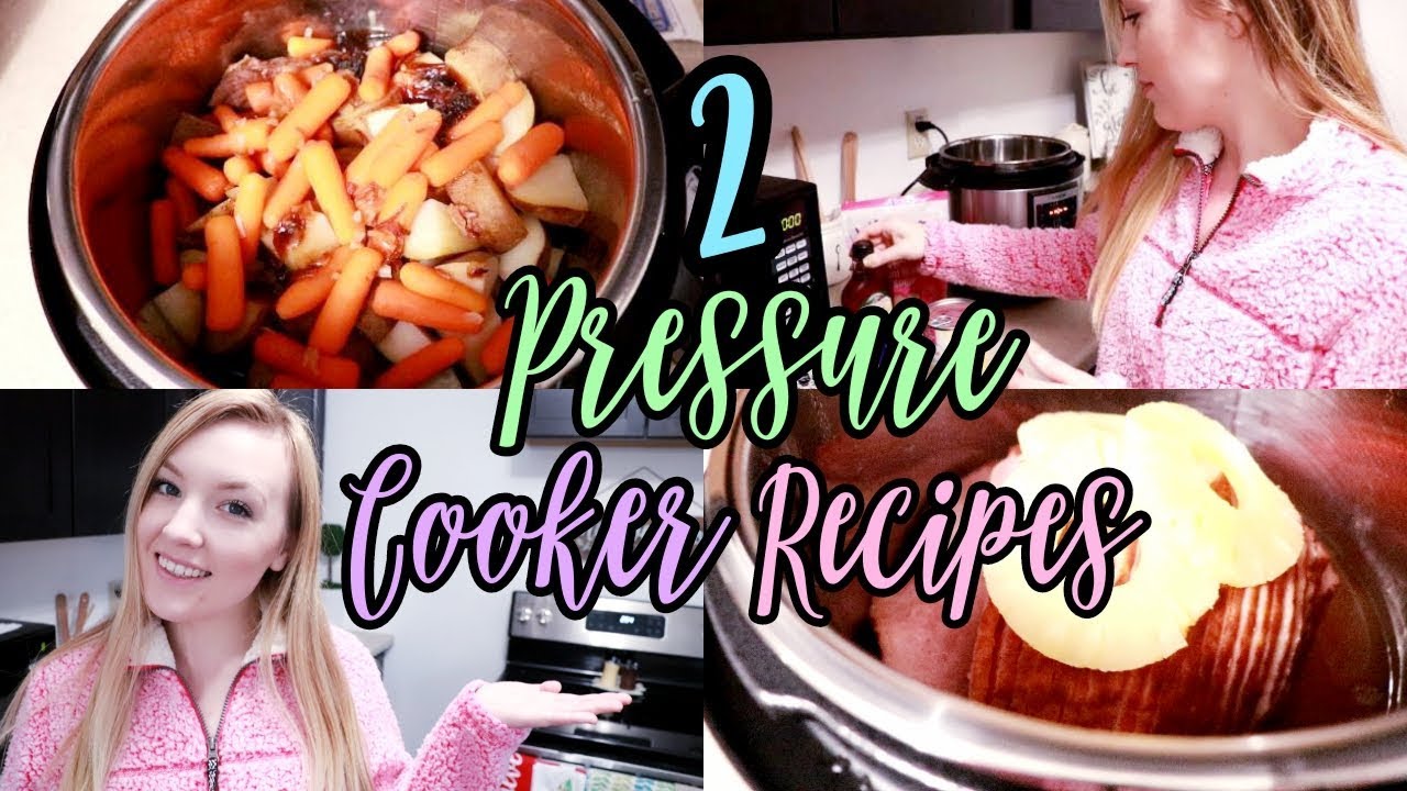 2 EASY PRESSURE COOKER RECIPES BROWN SUGAR HAM AND POT ROAST AND