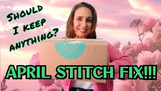 STITCH FIX Unboxing TryOn Review / Fashion Over 40 50 60 / Spring April 2024