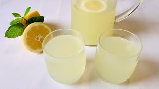 【 柠檬水 】夏季消暑、清凉饮品  用柠檬皮、柠檬汁自制柠檬水只需3种食材Lemonade