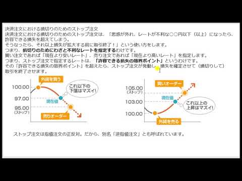 FX用語集（ストップ注文とは？）