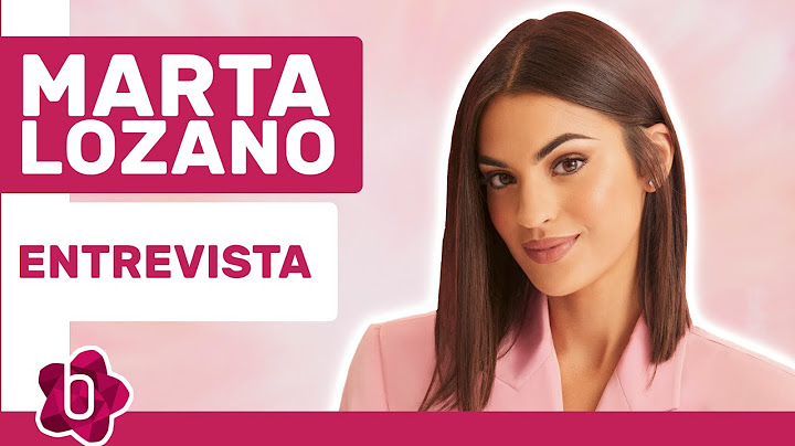 Marta Lozano: "Después de cantar, casarme en directo y cortarme el pelo, puedo hacerlo todo"
