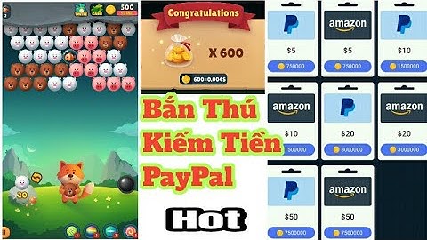 App Mới Chơi Game Bắn Thú Kiếm Tiền PayPal Cực Hot - Min Rút 5$ | Kiếm Tiền Online