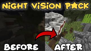 Night Vision Texture Pack For Minecraft Bedrock 1.21+ Android and IOS MCPE screenshot 3