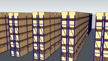 3D Warehouse Design and Simulation