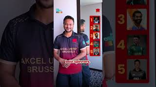 “The best spin bowler according to Shakib Al Hasan.” #eut20belgium #akcelunited #ecbcricket