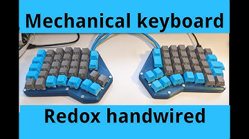 3D printed Redox mechanical keyboard - first build