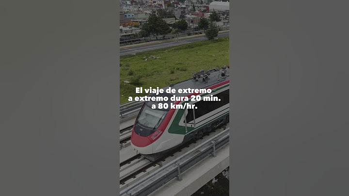 Datos que debes de conocer del Tren Interurbano "Insurgente"
