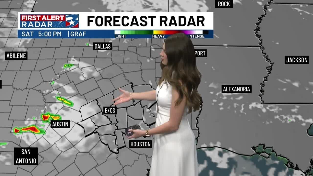 Few scattered showers overnight across the North and East - YouTube