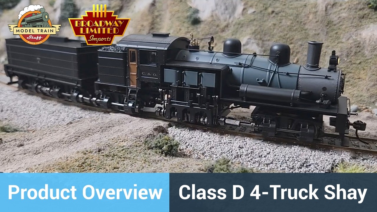 WESTSIDE M0DEL HO TWO TRUCK SHAY 完成品 Broadway Limited Imports' Class D 4-Truck Shay - In Stock Now