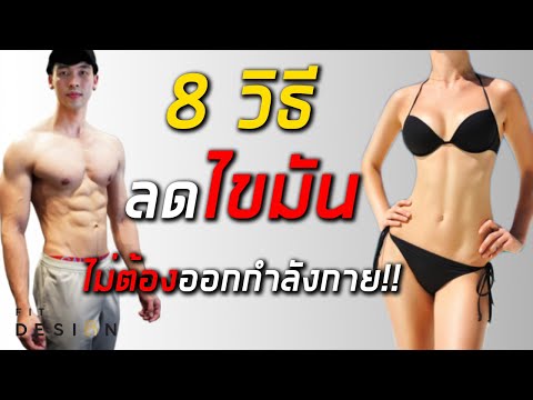 8 วิธี ลดไขมัน ลดน้ำหนัก ลดความอ้วน โดย ไม่ต้องเข้าฟิตเนส | FIT DESIGN