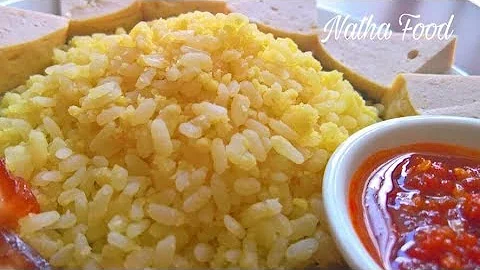 Xôi vò dẻo tơi, dễ làm || Mung Bean coated Sticky Rice || Natha Food