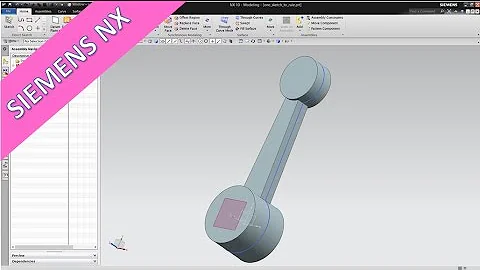 One Sketch to rule them all - Siemens NX 10 Training - Wave Geometry Linker