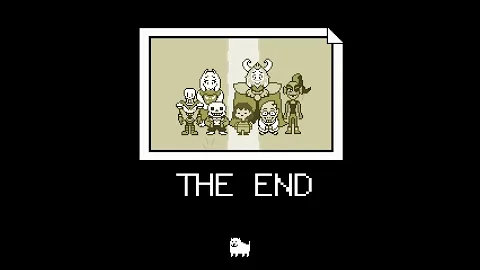 犬エンド Undertale