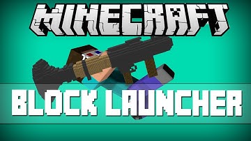Minecraft: BLOCK LAUNCHER MOD (EPIC WEAPONS, & MORE!) Mod Showcase