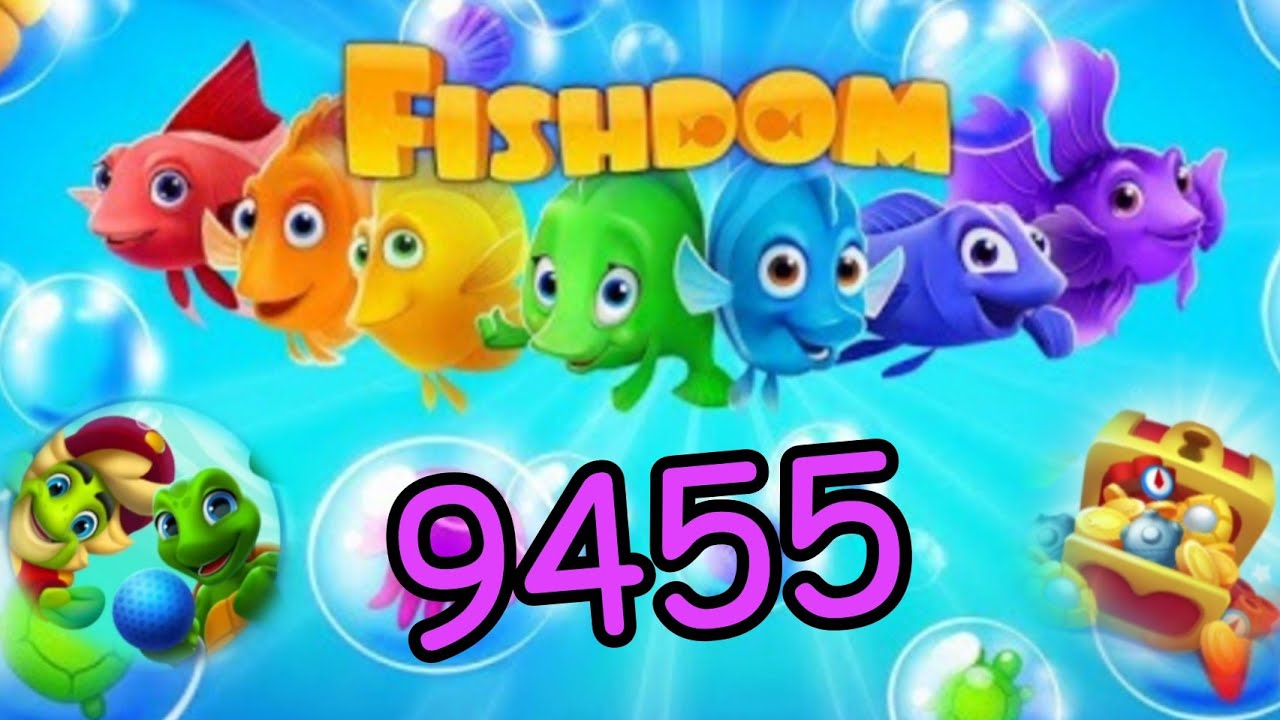 Fishdom 2022, no Boosters 9455 level - прохождение без бустеров, 9455 уровень.