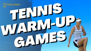 Tennis warm up games for agility and hand-eye coordination