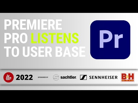 Premiere Pro listens to user base and releases new update for 2x