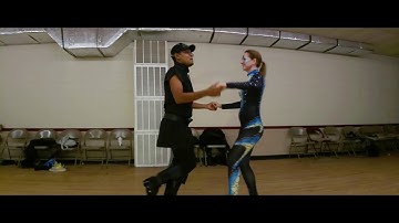 Salsa On 1 for Intermediate Salsa Lesson Demo 12