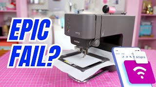 Embroidery Machine Disaster? Brother Skitch App Connection FAIL!